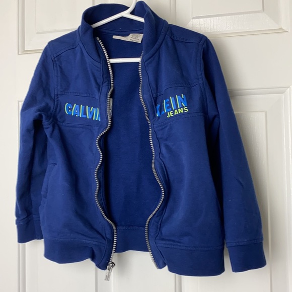 5/$20. CALVIN KLEIN JEANS Kids Zip Up Sweater Sz 4 - Picture 4 of 9